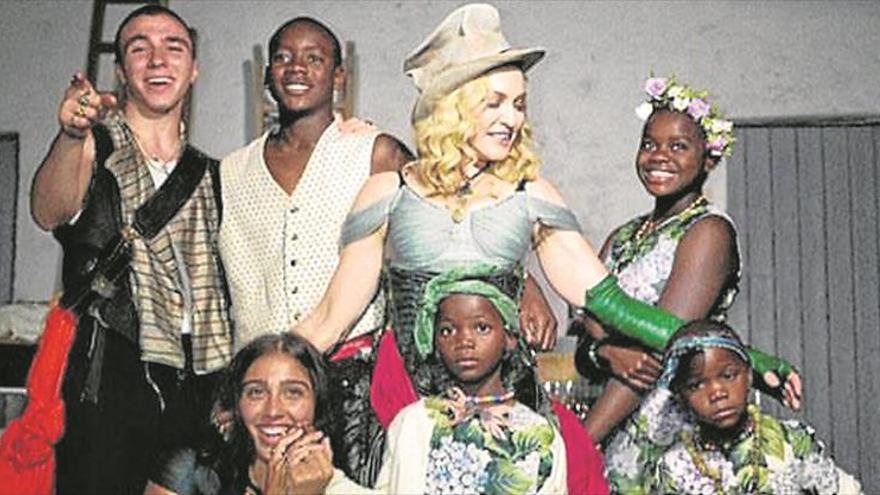 Madonna festeja en familia