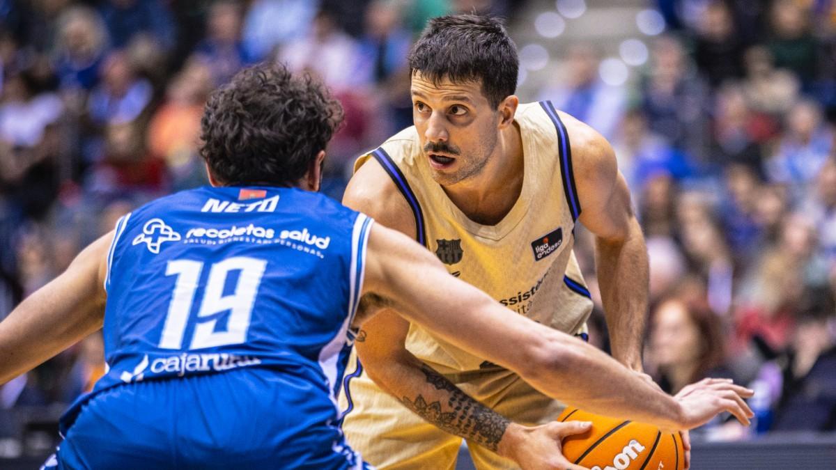 Nico Laprovittola anotó la canasta ganadora del Barça en Burgos