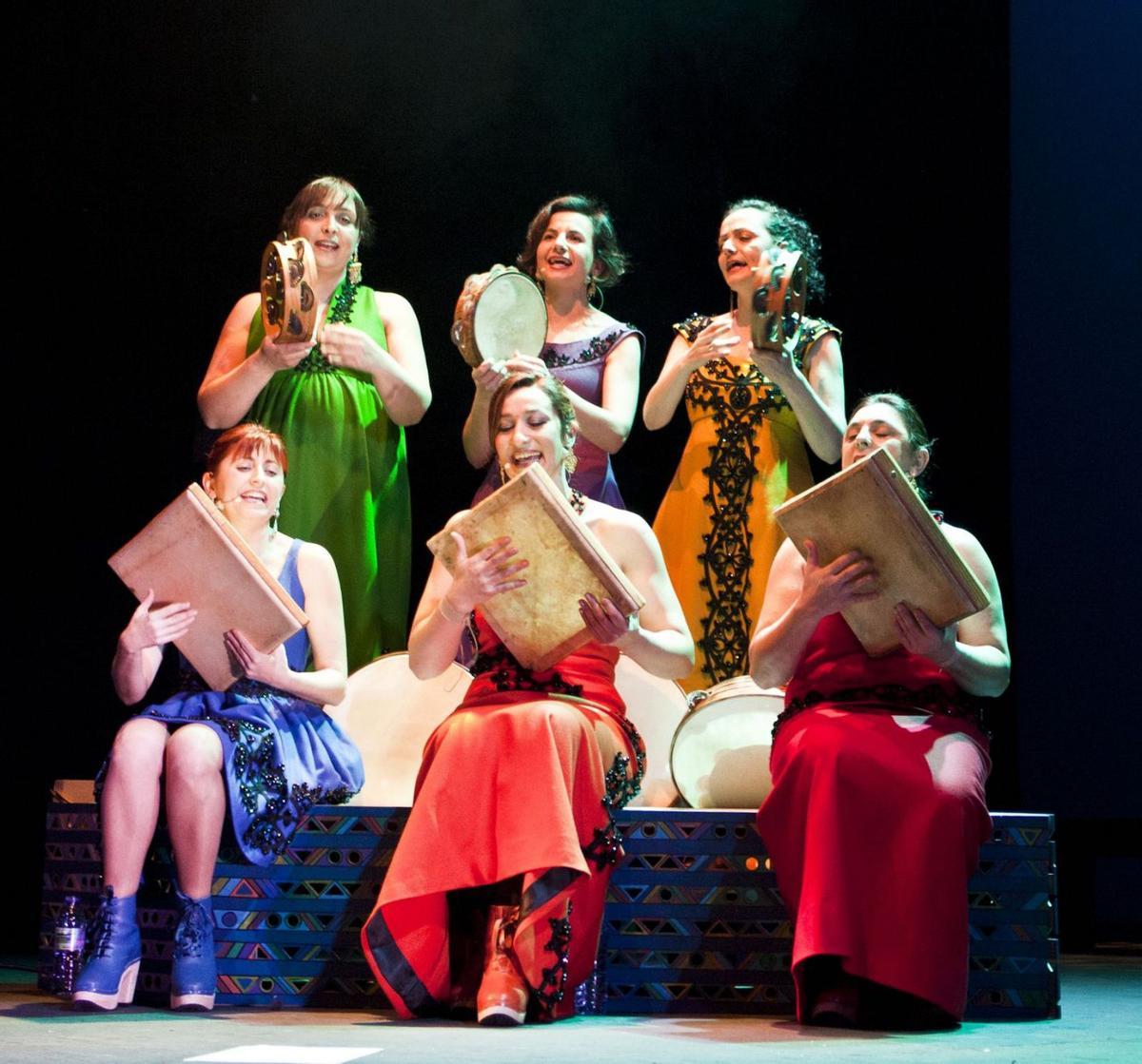 O grupo Leilía, nunha das súas actuacións.   | // KARLOS ABAL