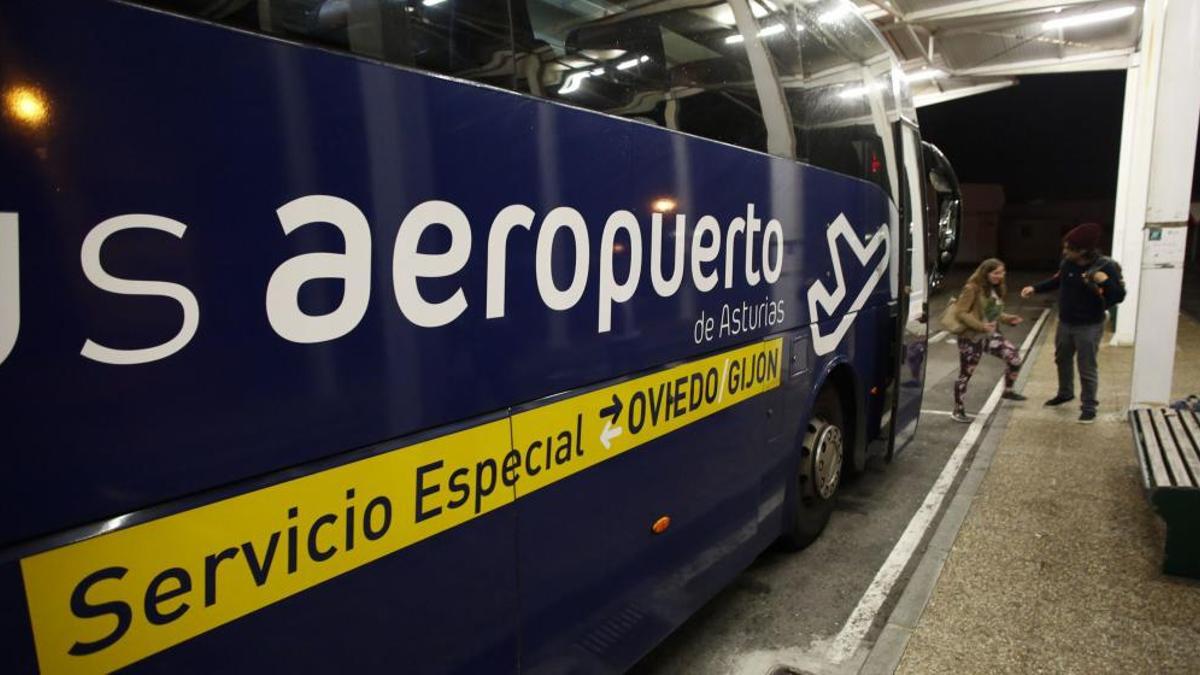 El autobús del aeropuerto