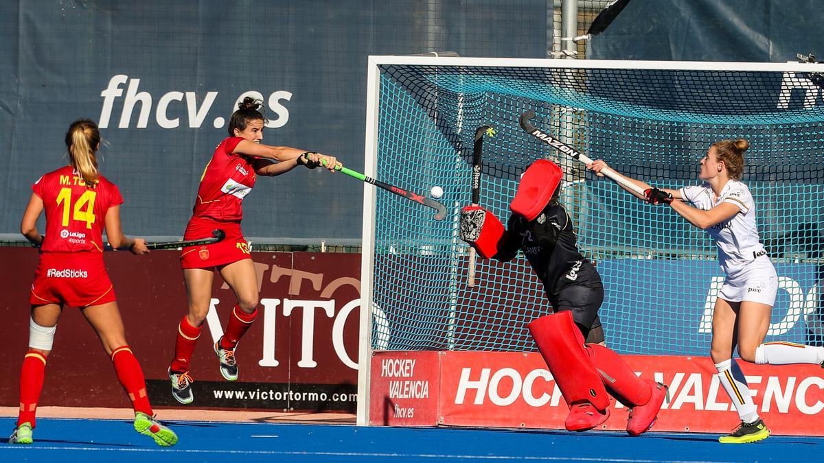 Belén Iglesias, de la selección española de hockey hierba.