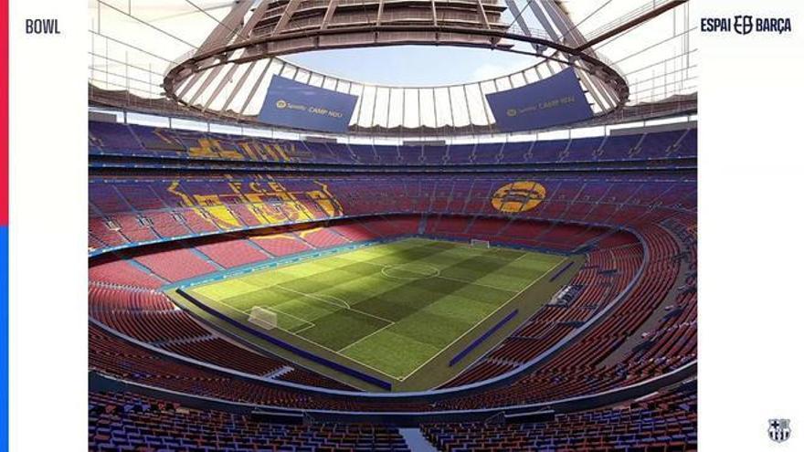 EL NOU CAMP NOU EN IMATGES: Així quedarà el nou estadi blaugrana