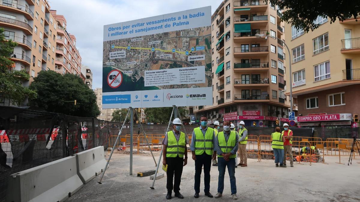 Un nuevo colector evitará los vertidos de aguas residuales de Palma al mar