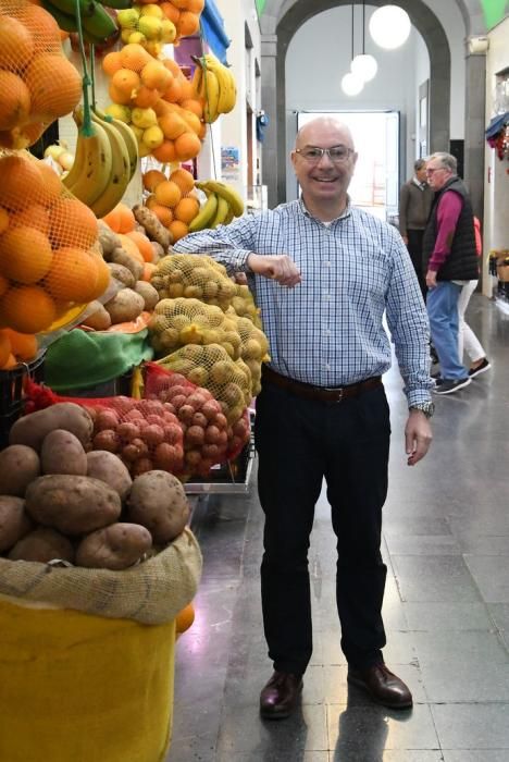 08/03/2019 LAS PALMAS DE GRAN CANARIA.Huelga de consumo en el Mercado municipal de Vegueta.   Fotografa: YAIZA SOCORRO.