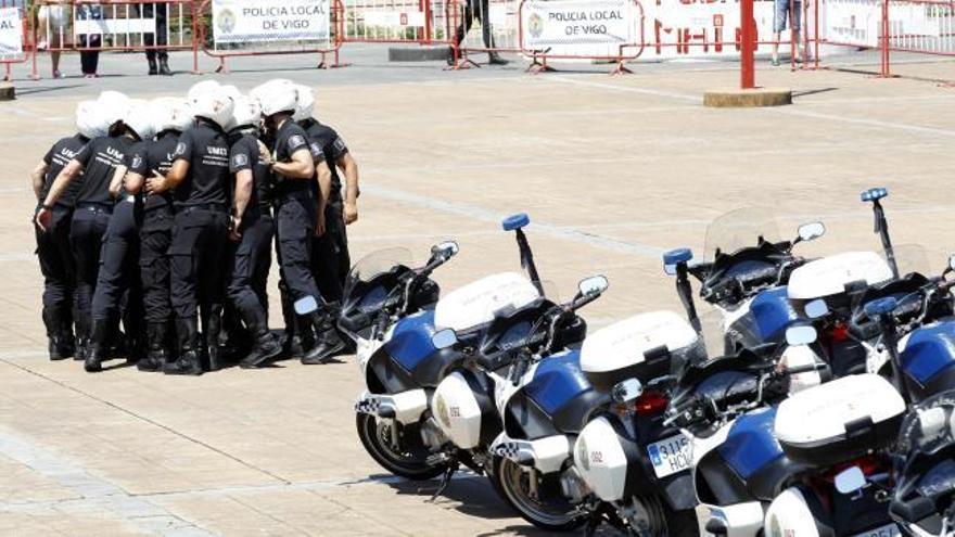 La Policía Local de Vigo celebra el día de Santa Rita, su patrona