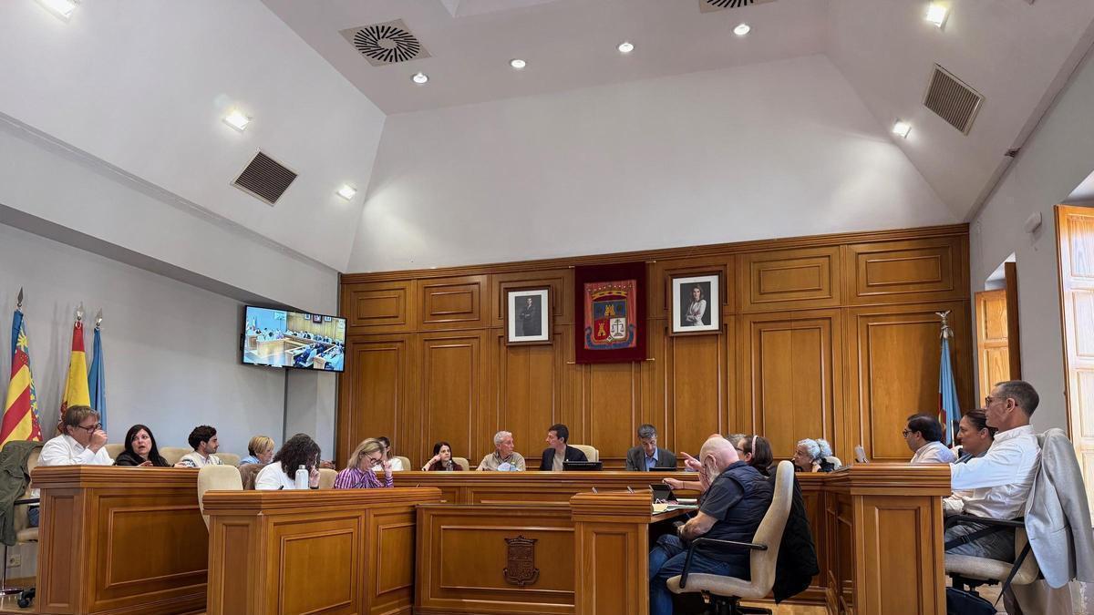 El pleno de Burjassot, en imagen de archivo.