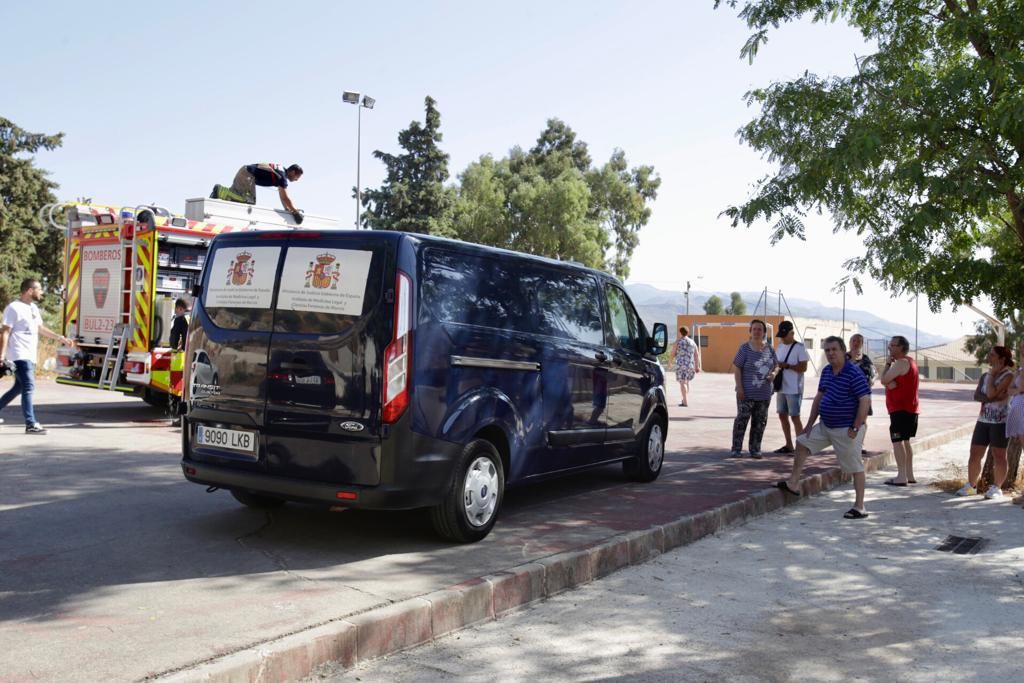 Encuentran muerto a un vecino de Lorca desaparecido encajado en el hueco entre dos casas