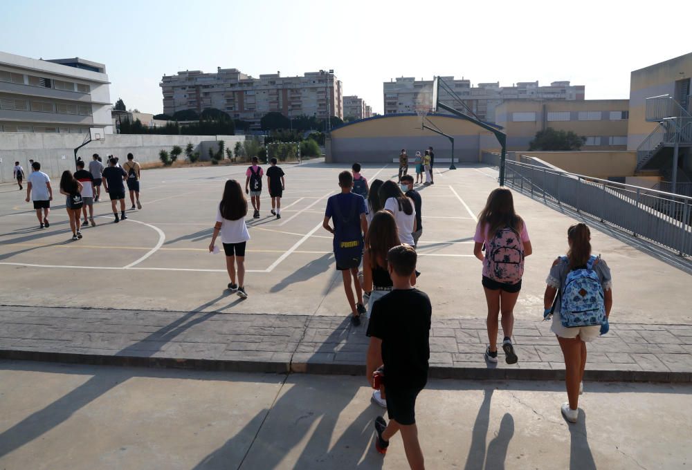 Vuelta a las clases en los institutos de Málaga