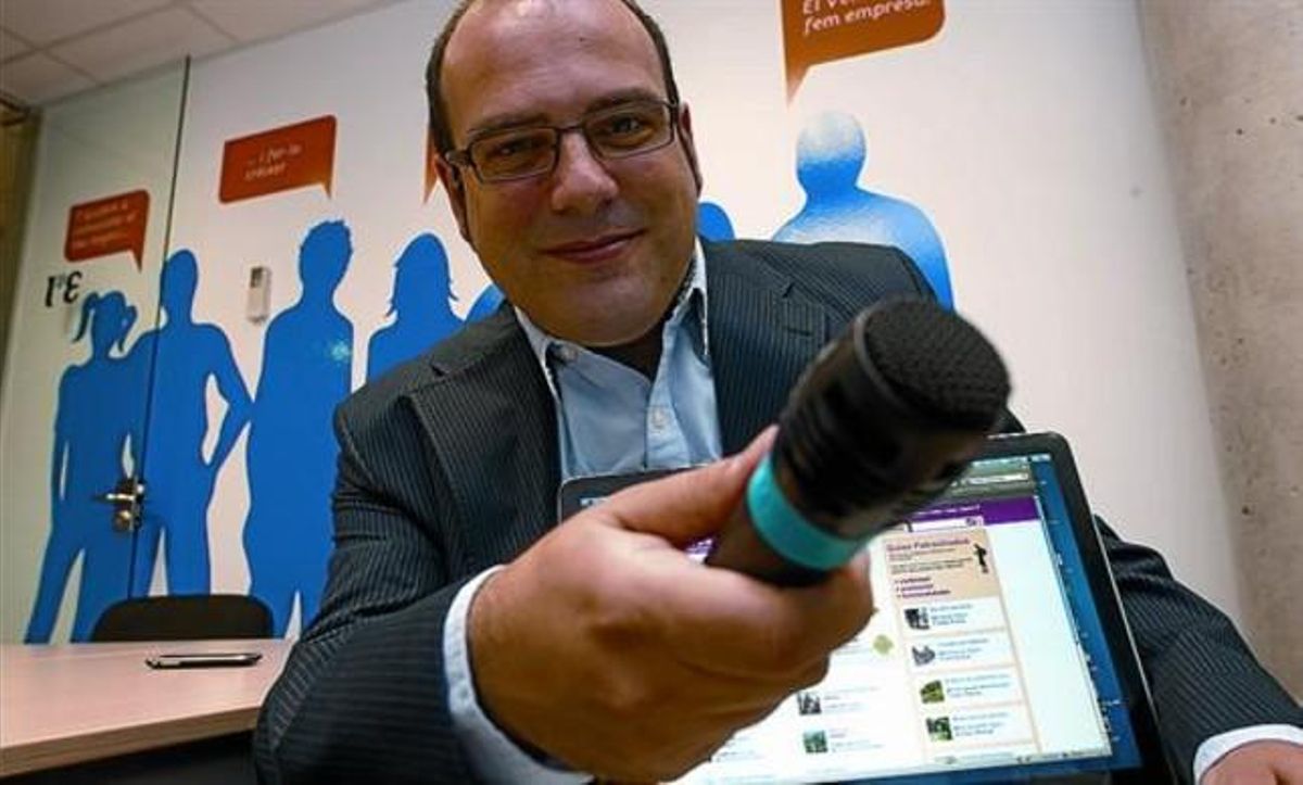 Xavier Guardiola, a les instal·lacions de l’empresa al Vendrell. Xavier Guardiola, a les instal·lacions de l’empresa al Vendrell.