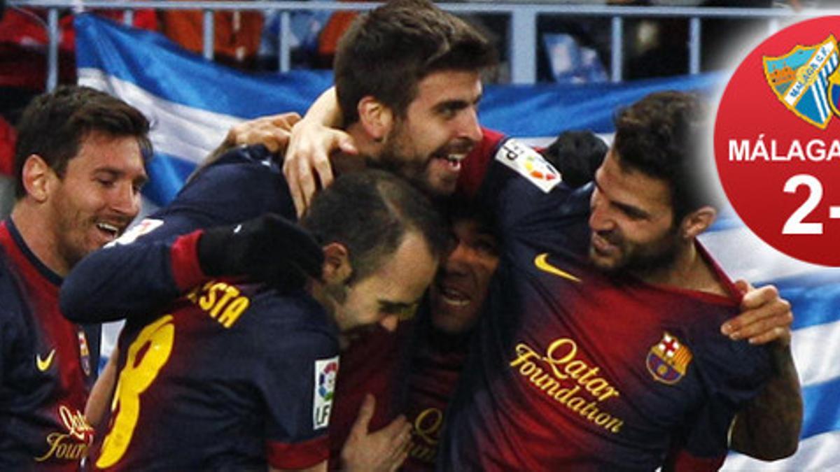 El Barça demostró de nuevo en La Rosaleda que el campeón ha vuelto en la Copa del Rey. Ahora, a por el Real Madrid