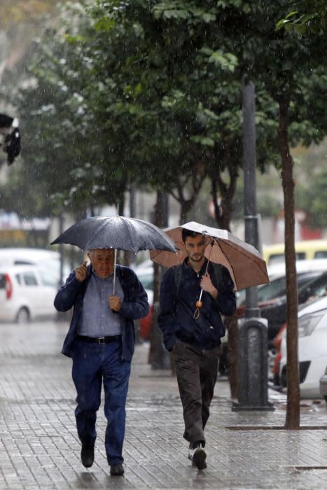 La DANA deja lluvia en València