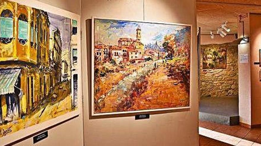Les obres es poden veure a les sales d&#039;exposicions de Cal Balaguer del Porxo de la localitat bagenca
