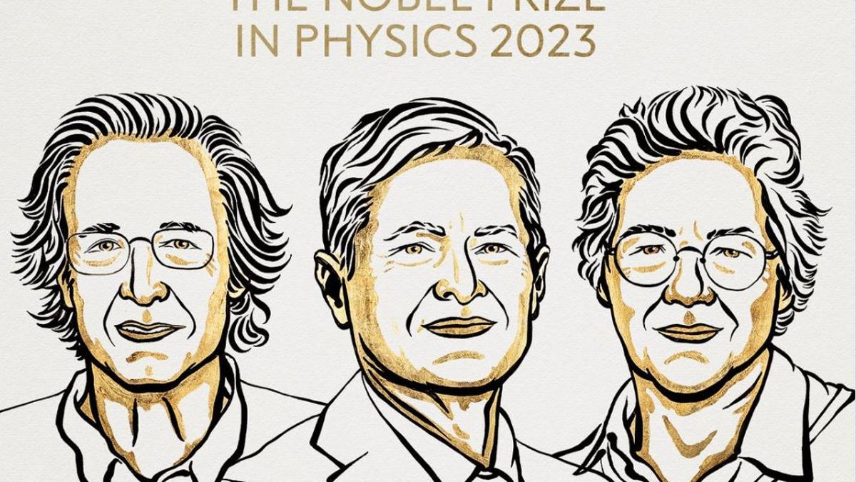 Pierre Agostini, Ferenc Krauzs y Anne L'Huillier ganan el Premio Nobel de Física 2023