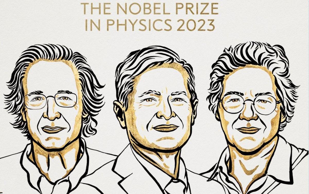 Pierre Agostini, Ferenc Krauzs y Anne L'Huillier ganan el Premio Nobel de Física 2023