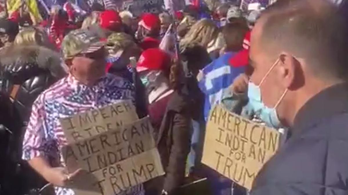 manifestacion a favor de trump 2