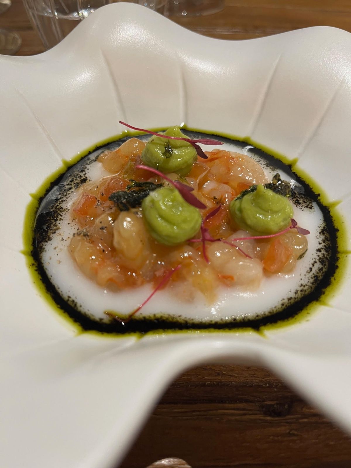 Cerro plasma su fascinación por Japón en este sushi en plato de cuchara.