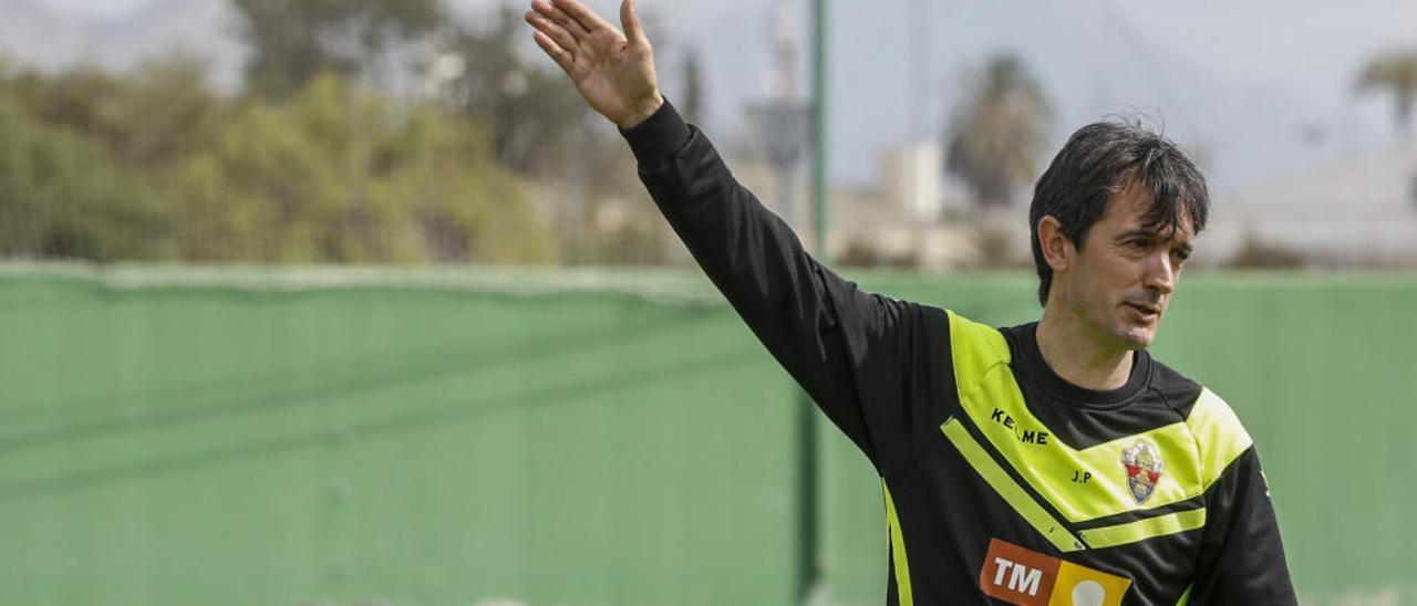 Pacheta durante un entrenamiento.