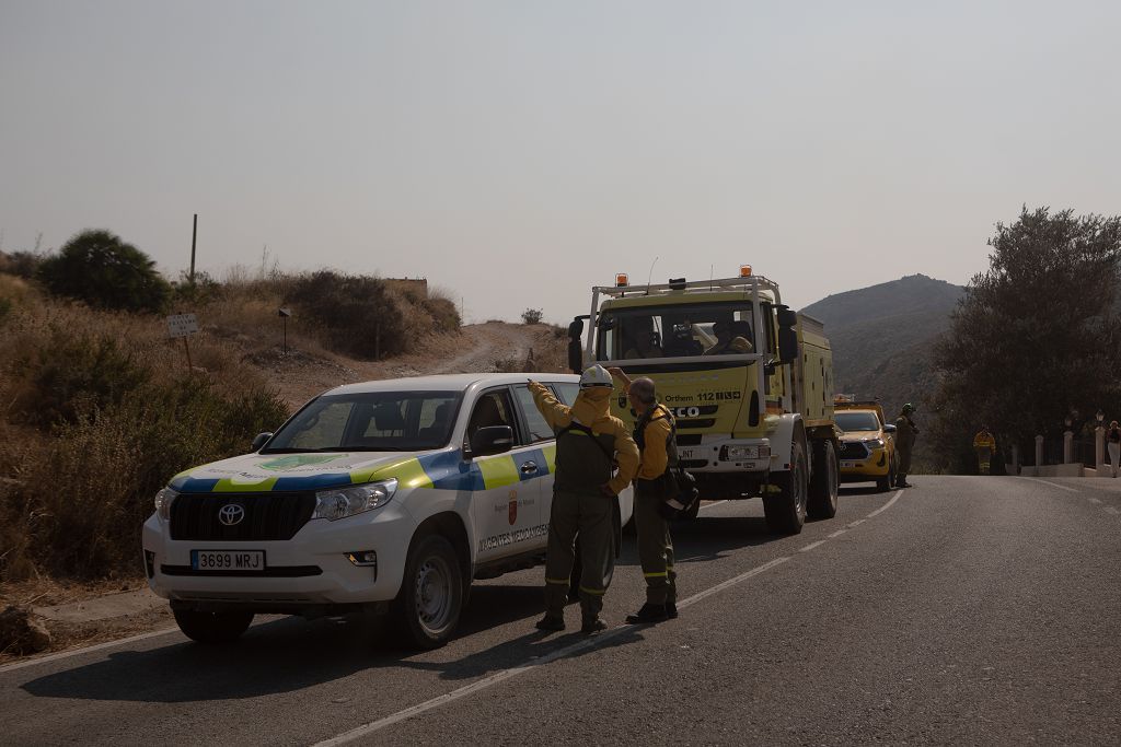 El incendio de las Cuestas del Cedacero, en imágenes