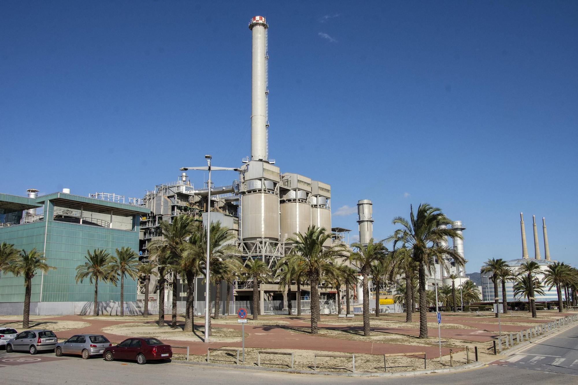 La incineradora de residuos de Tersa, en Sant Adrià de Besòs.