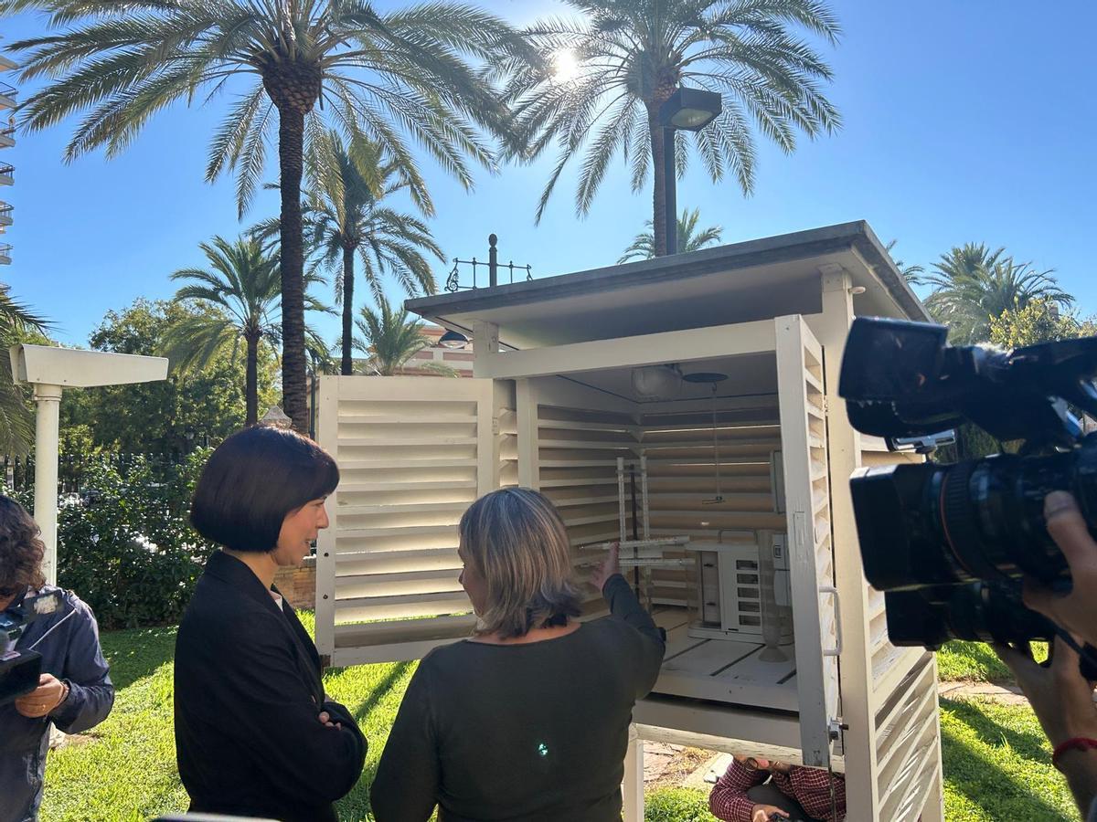 La ministra de Ciencia, Diana Morant, en su visita a Aemet