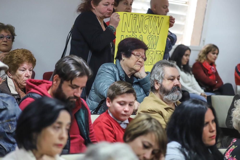 Protesta de APANEE en el pleno