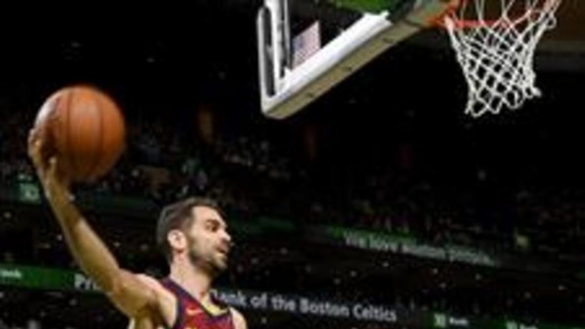 Calderón, en un partido con los Cavaliers.