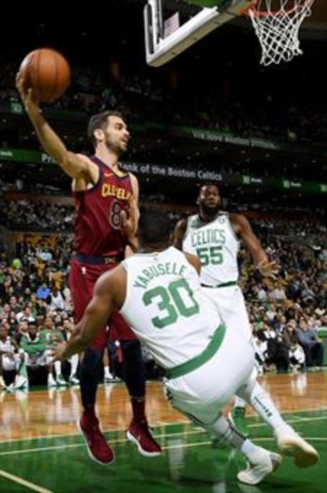 Calderón, en un partido con los Cavaliers.