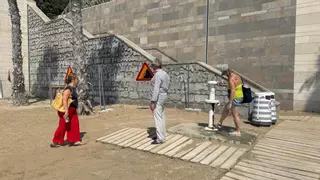 La playa de la Albufereta, otra de las olvidadas del verano, según el PSOE