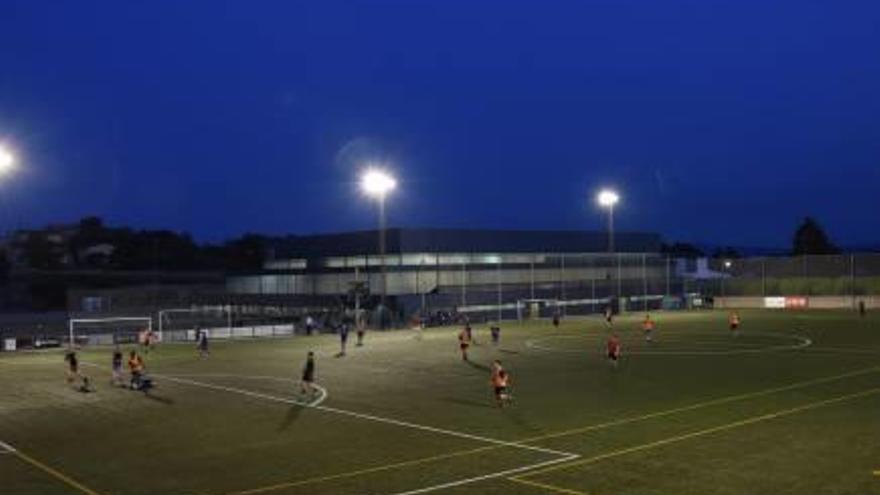 El camp de futbol de Cassà.