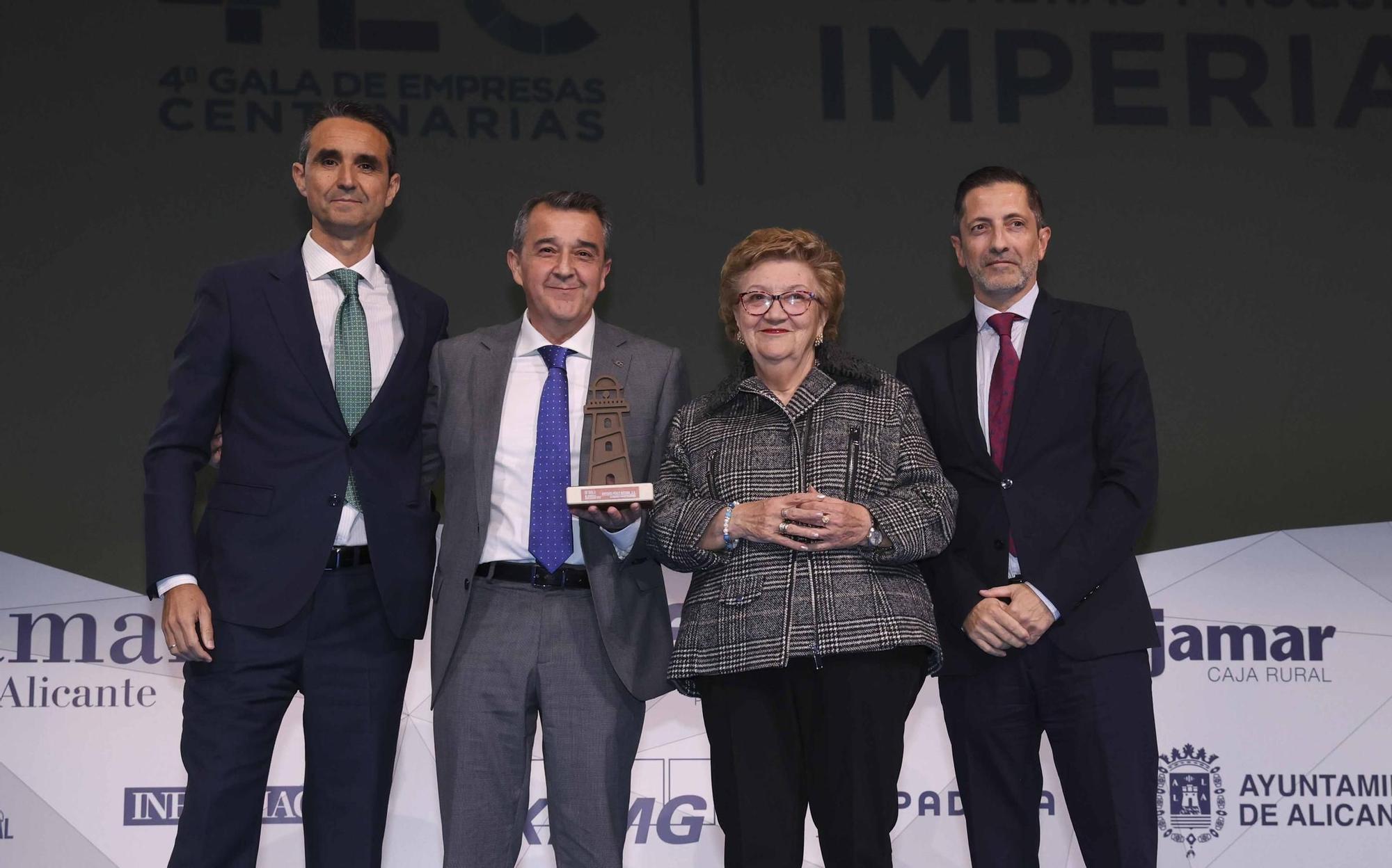 Gala de las Empresas Centenarias en Alicante