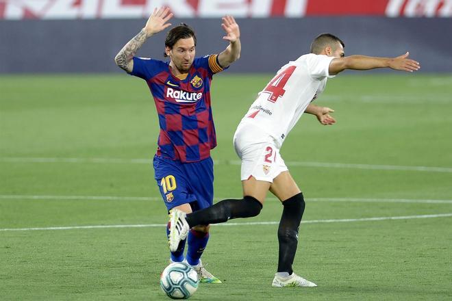 Las imágenes del Sevilla FC 0 FC Barcelona 0