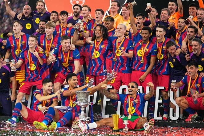 Final de la Supercopa de España: Barcelona - Real Madrid, en imágenes