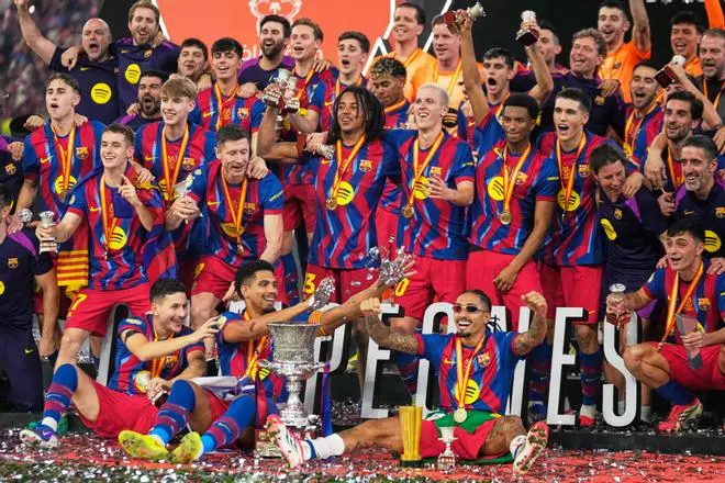 Final de la Supercopa de España: Barcelona - Real Madrid, en imágenes