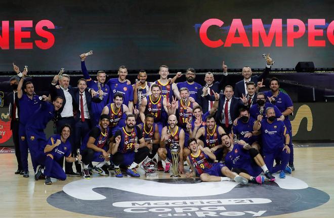 El FC Barcelona se proclama campeón de la Copa del Rey 2021 de baloncesto tras imponerse al Real Madrid en la final disputada en el WiZink Center.