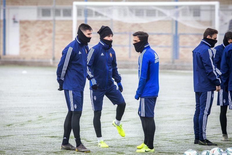 Entrenamiento del 13 de enero del Real Zaragoza