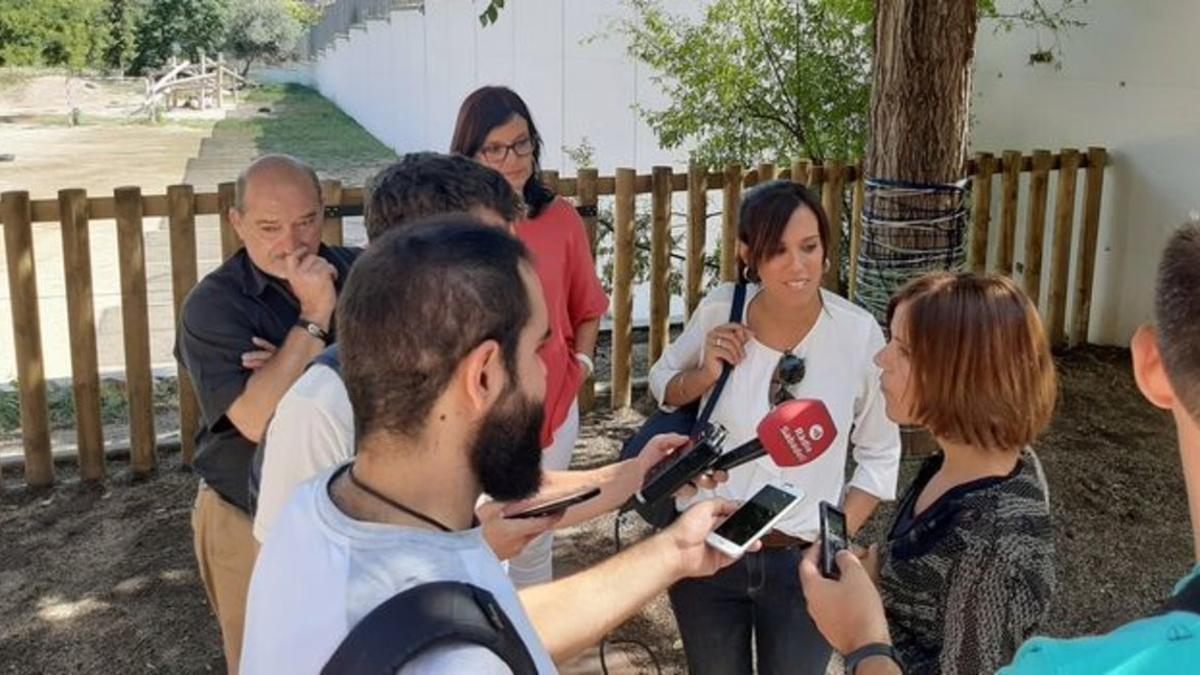 Presentación del curso escolar en la Escola Alcalde Marcet de Sabadell.