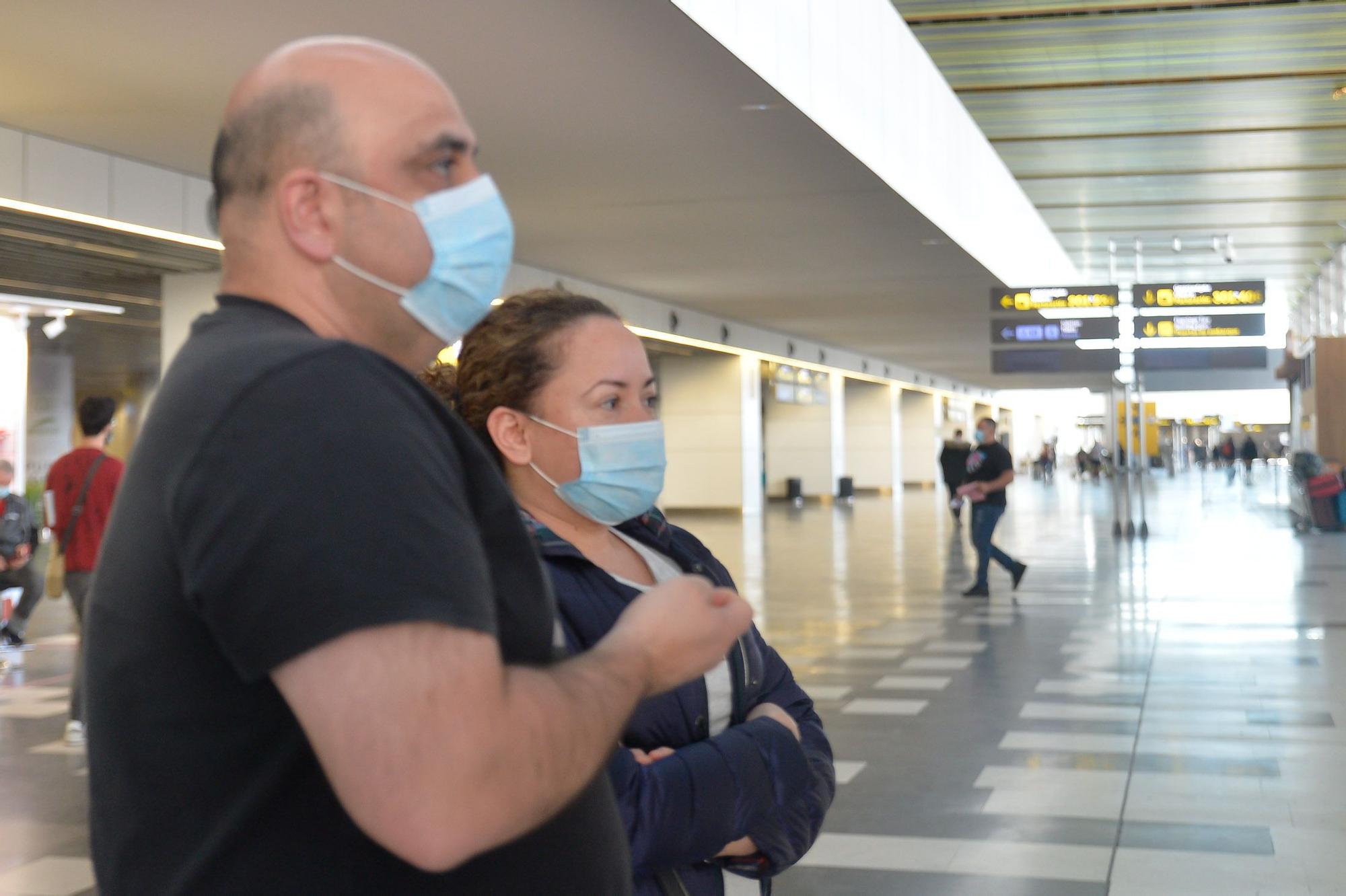 Caos en el aeropuerto de Gran Canaria por las cancelaciones de vuelos a Madrid