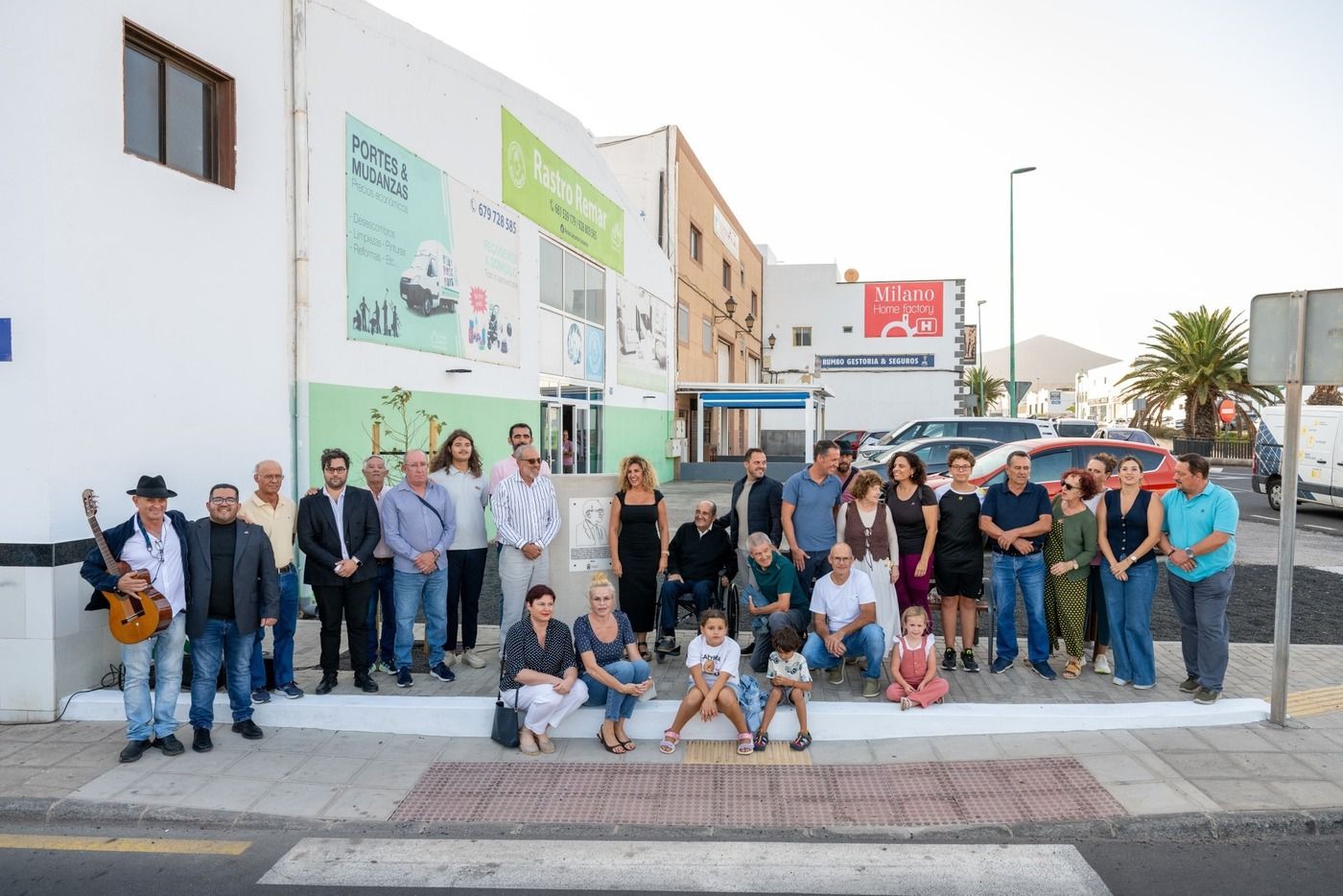 Homenaje a Óscar Torres con una plazoleta en Argana Baja, en Arrecife