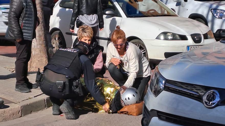 Herida una mujer en patinete en un accidente en Castelló