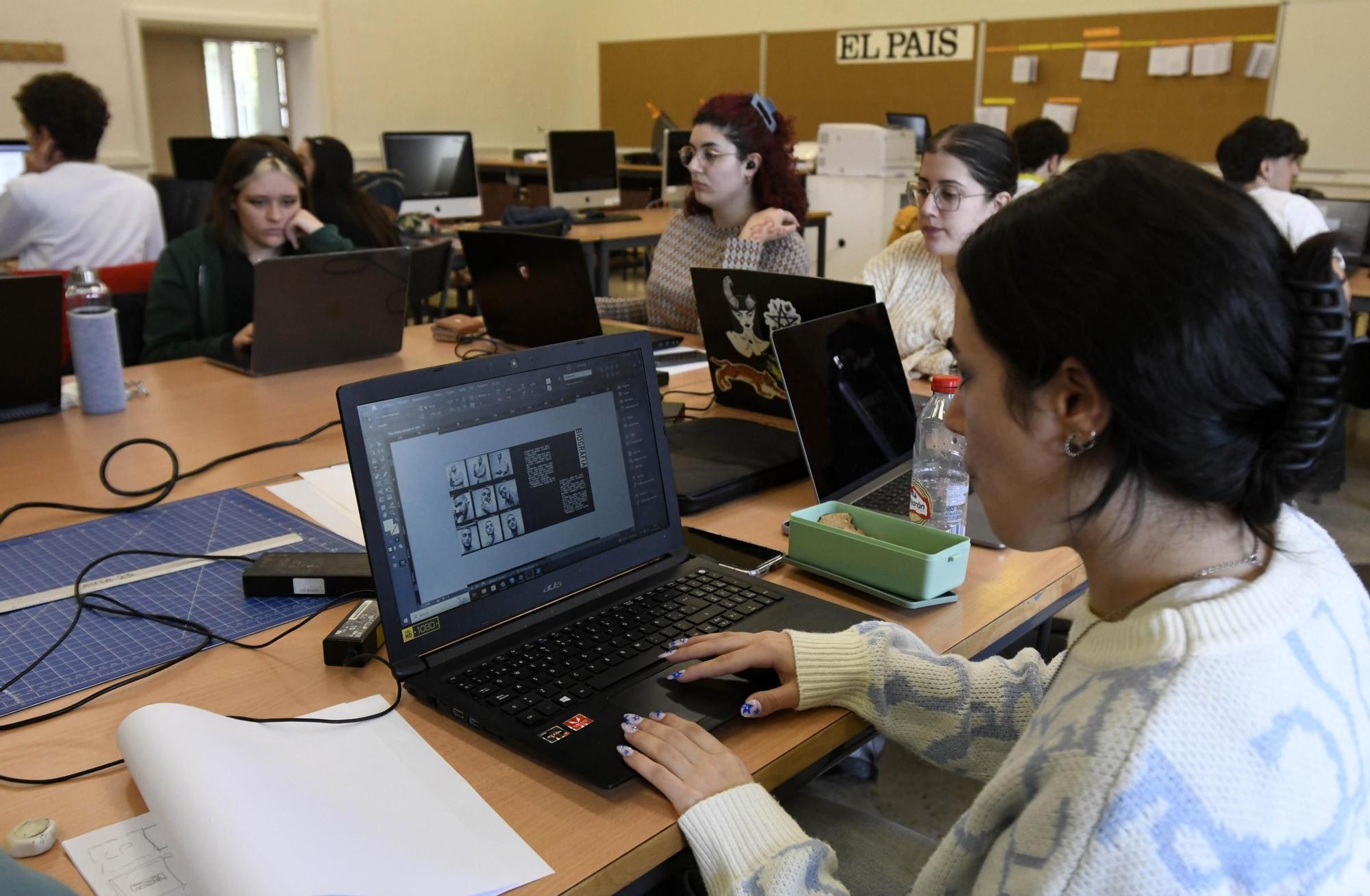 Así lucen las clases de la Escuela Superior de Diseño de la Región en la Facultad de Medicina de la UMU