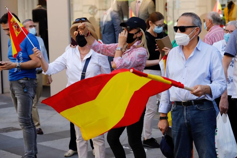 Manifestación contra el Gobierno de Sánchez