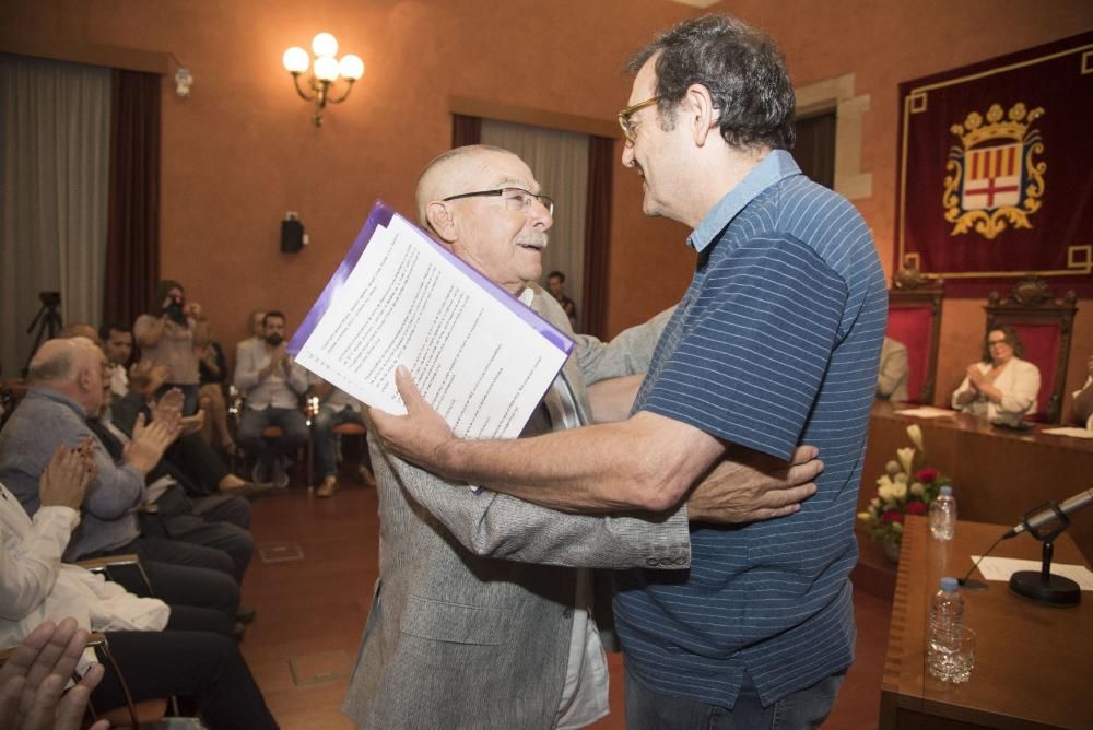 Acte per lliurar a Josep Rueda la medalla de la Ciutat al mèrit Cívic