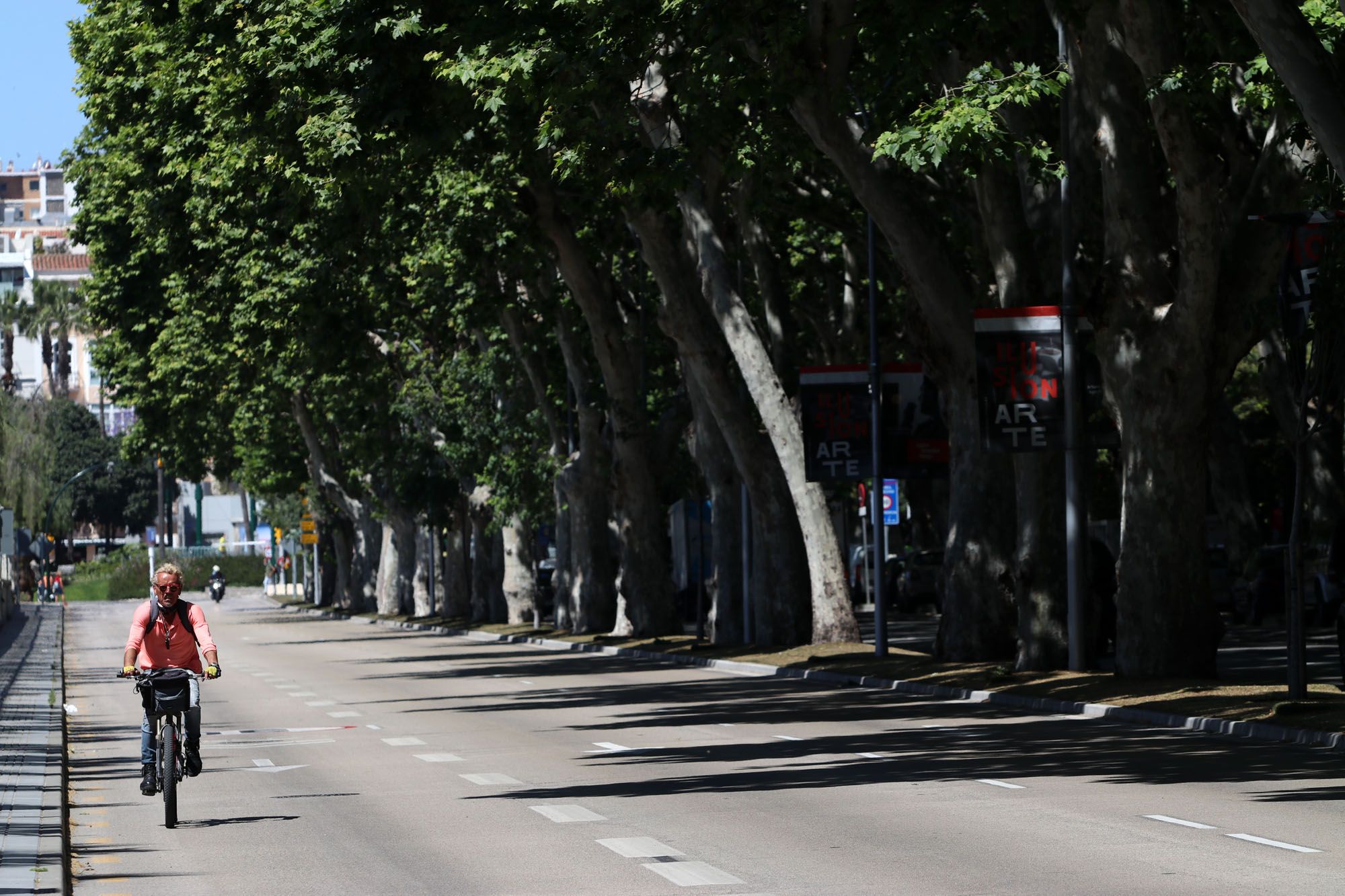 Imagen de las calles de Málaga tras entrar en vigor los nuevos límites de velocidad de 30km/h