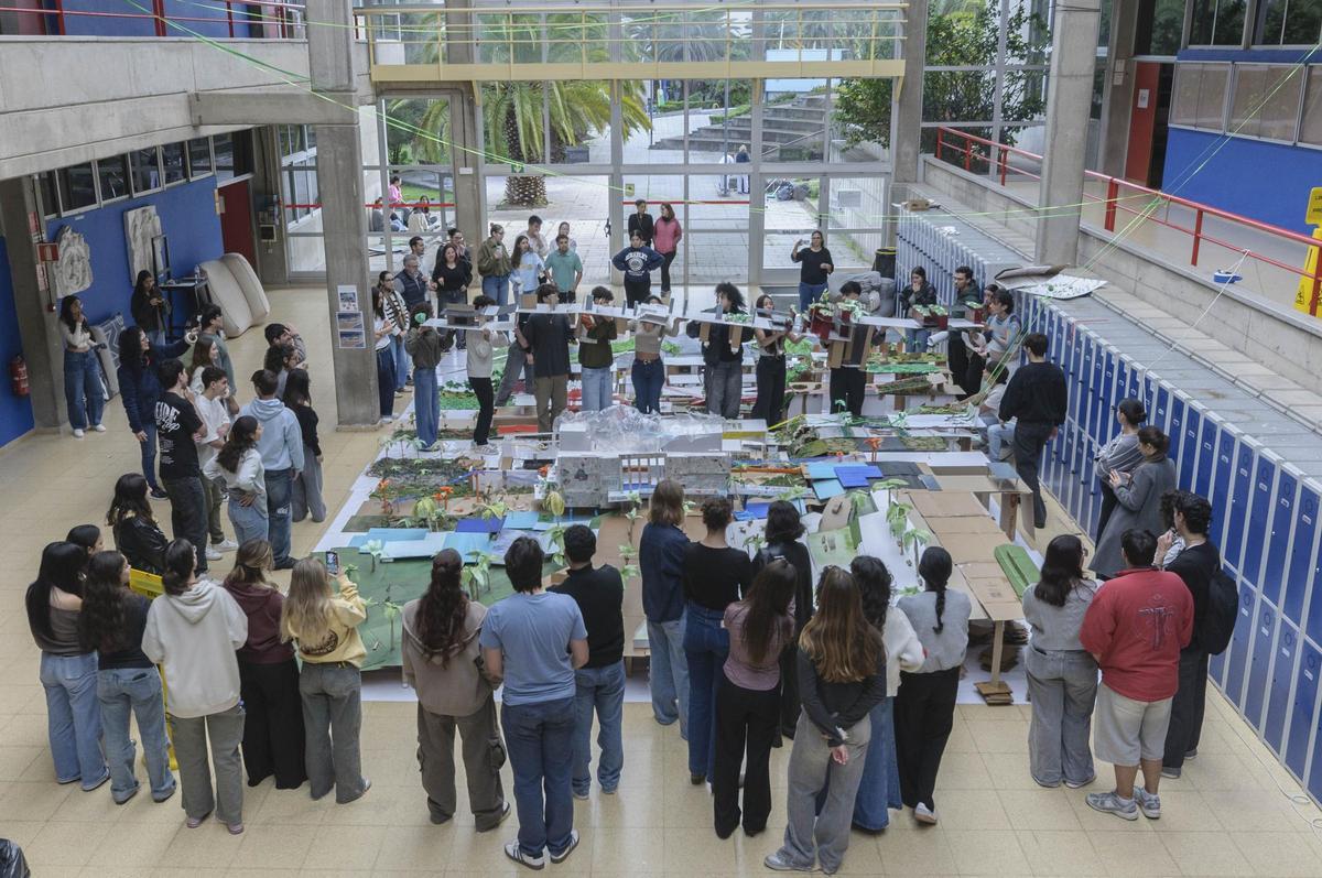 El alumnado de arquitectura de la ULPGC presenta el resultado del taller Proyectos Experimentales (PEX).
