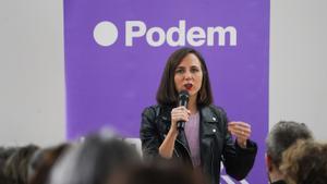 La secretaria general de Podemos, Ione Belarra, este fin de semana. 