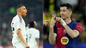 Mbappé y Lewandowski se juegan el Pichichi de LaLiga en las últimas jornadas