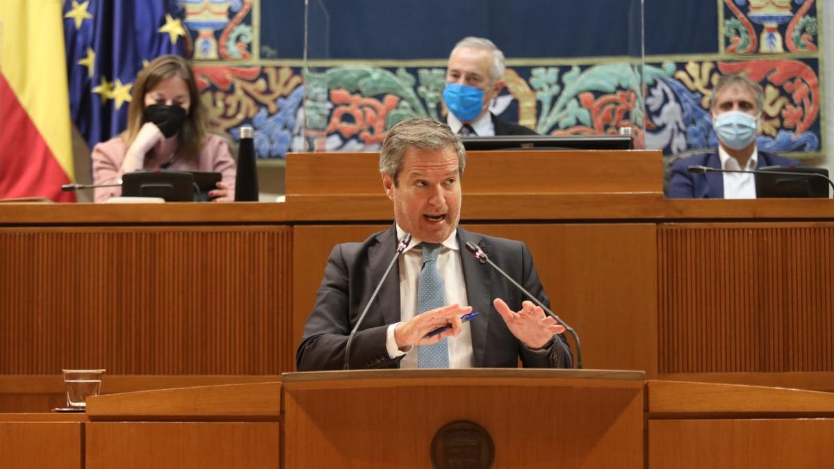 Daniel Pérez Calvo, en un momento del debate.