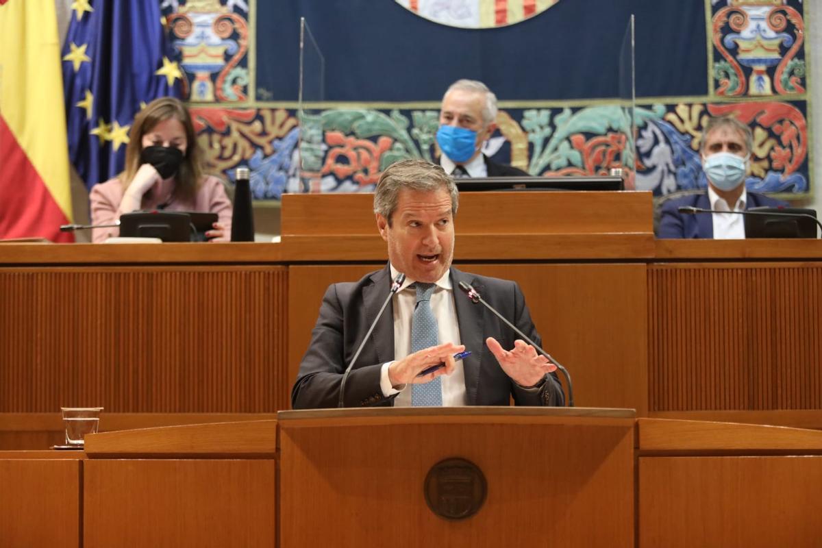 Daniel Pérez Calvo, en un momento del debate.