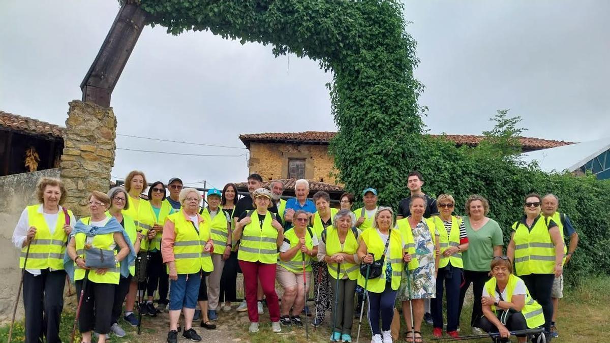 Los participantes en la actividad.