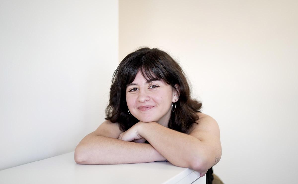 La escritora mallorquina Joana Marcús, poco antes de recibir el Premio Diario de Mallorca